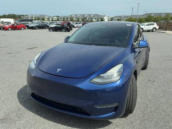 TESLA MODEL Y 2020 5YJYGDEF4LF000897 image